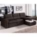 Piper Fabric Sectional Sofa Bed with Storage Chaise - VIG-1100