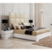 Ariel Temptation Bed with High Leather Headboard - VIG-8C004A-BED