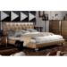 Armani Xavira Gold Leather Bed - VIG-AW227-180-BED