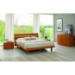 Basic Cherry Wooden Sleigh Bed - made in Italy - VIG-BASIC-BED
