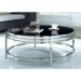 Sorrell Round Glass Top Coffee Table - VIG-CJ068-CT