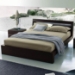 Cover Italian Bed in Tobacco Oak - VIG-COVER-BED