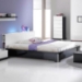 Eden Italian Bed in Black and White Lacquer - VIG-EDEN-BED