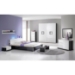 Eden Italian Bed in Black and White Lacquer - VIG-EDEN-BED