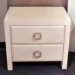 Armani Xavira Glam Crocodile Pattern Lacquer Nightstand - VIG-AA313-60-NS