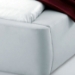 Pisa Upholstered Platform Bed in White - VIG-PISA-BED