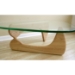 Noguchi Style Glass Top Coffee Table - WI-416-X