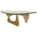 Noguchi Style Glass Top Coffee Table - WI-416-X