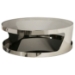 Genesis Steel and Tinted Glass Modern Coffee Table - WI-931E-GR