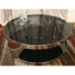Genesis Steel and Tinted Glass Modern Coffee Table - WI-931E-GR