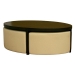 Alfresco Oval Coffee Table with Ottomans Set - WI-ALFRESCO-SET