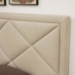 Palomar Beige Fabric King Bed - WI-B-179-C-250-KING
