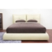 Athena Cream Leather Queen Platform Bed - WI-B-75-693-QUEEN