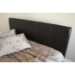 Seth Queen Leather Platform Bed in Brown - WI-B-22-509