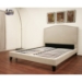 Aisling Cream Fabric Platform Bed - WI-B-55B-C250-X