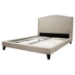 Aisling Cream Fabric Platform Bed - WI-B-55B-C250-X