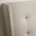 Favela Beige Linen Queen Platform Bed - WI-B-62-CW-018
