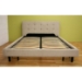 Quincey Cream Fabric Platform Bed - WI-B-86-C-172-X