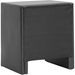 Frey Faux Leather Nightstand - 2 Drawers, Black - WI-BBT3089-BLACK-NS