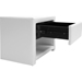 Massey Upholstered Nightstand - 1 Drawer, White - WI-BBT3092-WHITE-NS