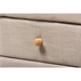 Jonesy Upholstered 2 Drawers Nightstand - Beige - WI-BBT3140-BEIGE-NS-XD02