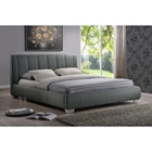 Marzenia Fabric Queen Platform Bed - Gray