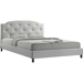 Canterbury Leather Platform Bed - Button Tufted - WI-BBT6440