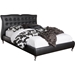 Erin Faux Leather Platform Bed - Faux Cristal - WI-BBT6474-BED