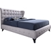 Bellissimo Fabric Upholstered Platform Bed - Button Tufted - WI-BBT6487A2