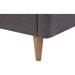 Hannah Linen Platform Bed - Button Tufted - WI-BBT6570-BED