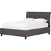 Lea Queen Storage Platform Bed - Dark Gray - WI-BBT6572-DARK-GRAY-QUEEN-STORAGE-BED