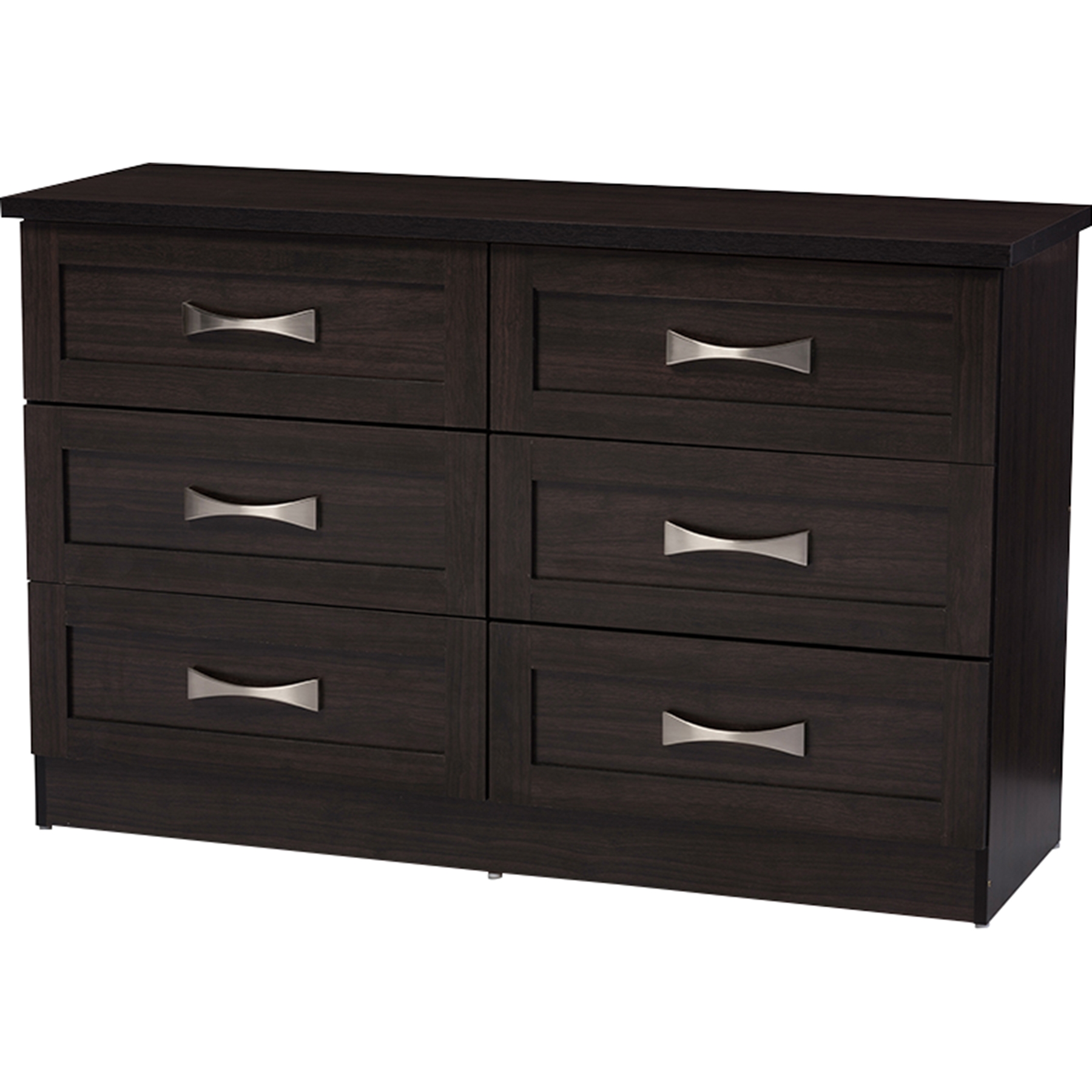Colburn 6 Drawers Storage Dresser - Dark Brown 