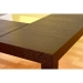 Roulette Oak Coffee Table with Center Glass - WI-C-505