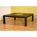 Roulette Oak Coffee Table with Center Glass - WI-C-505
