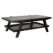 Breiter Wenge Wood and Glass Coffee Table - WI-C138-WE