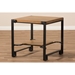 Gibson Square End Table - Brown, Black - WI-CA-1126-ET