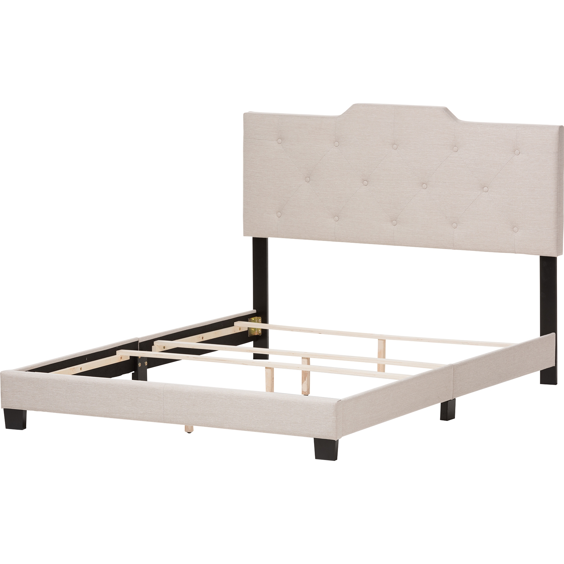 Brunswick Upholstered Bed - Button Tufted 