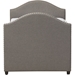 Alessia Upholstered Daybed - Guest Trundle Bed, Gray - WI-CF8751-GRAY-DAY-BED
