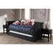 Alena Daybed with Trundle - Dark Gray - WI-CF8825-DARK-GRAY-DAYBED