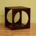 Amona Cut Out Black Oak End Table - WI-CT-002