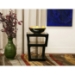 Clara 3-Tiered End Table with Glass Shelves - WI-CT-089B-BLK