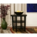 Charleston Modern Black Wood End Table - WI-CT-112-BLK