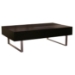 Noemi Black Wood Coffee Table with Storage - WI-CT-120-BLK