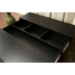 Noemi Black Wood Coffee Table with Storage - WI-CT-120-BLK