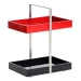 Zuna Black and Red Tray End Table - WI-CT-133A