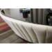 Mayfair Cream Leather Coffee Table with Glass Top - WI-CT-21-017