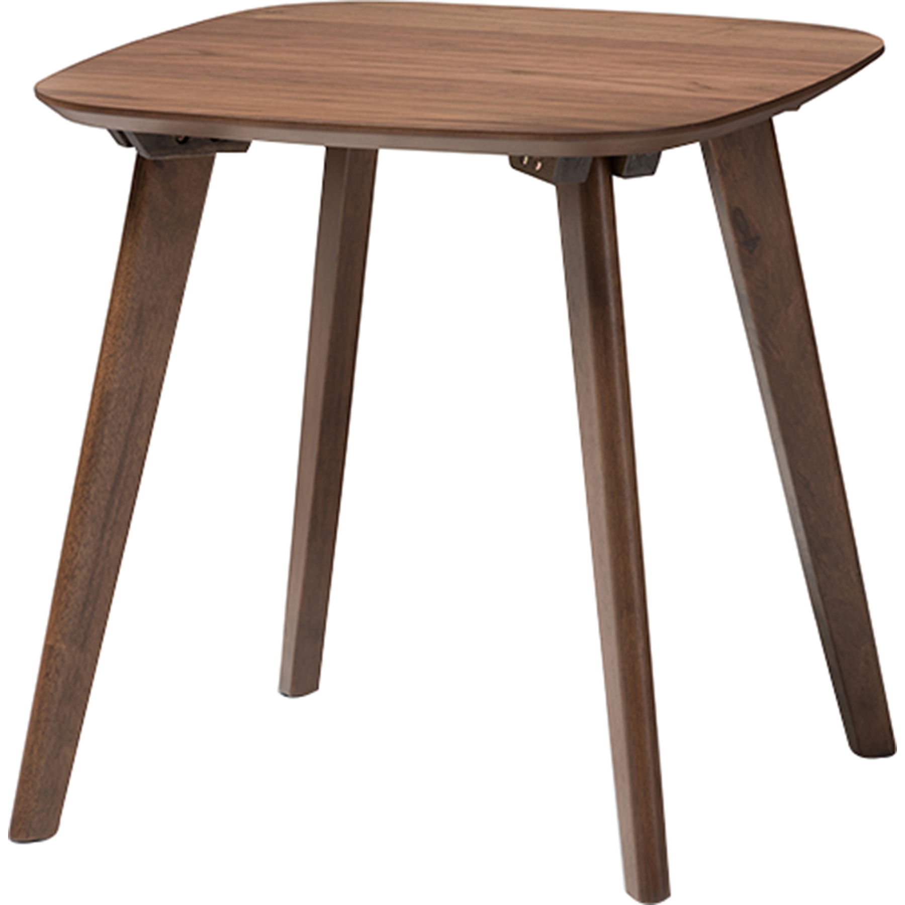 Dahlia Wood End Table - Walnut 