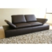 Flair Dark Brown Leather Adjustable Arm 2-Piece Convertible Sofa Set - WI-FLAIR-SET