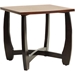 Straitwoode Square End Table - Cherry and Dark Brown - WI-HM909-40-ET