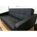 Cooper Black Leather Look Convertible Sofa Bed - WI-LK02-A-PU01-BLACK